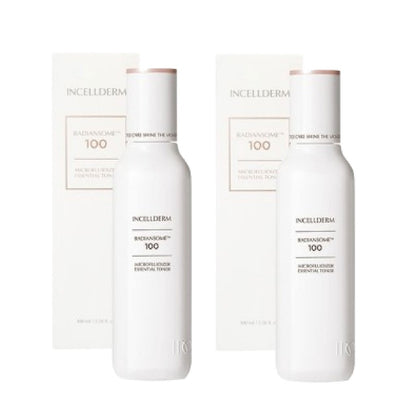 INCELLDERM Radiansome 100 Microfluidizer Essential Toner 100ml - Hydrating and Nourishing Toner