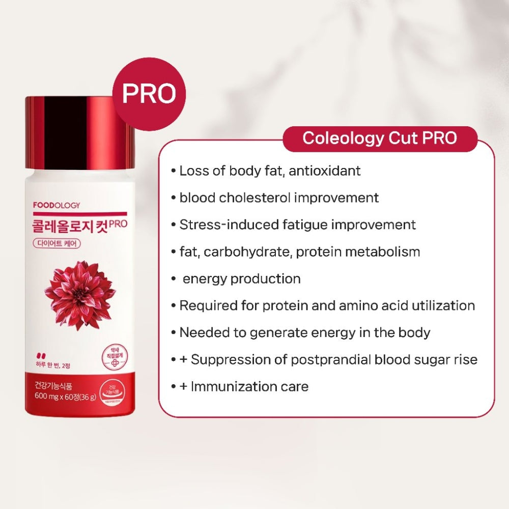 [NEW] FOODOLOGY Coleology Cut PRO, Coleology Tea PRO, Boosting Diet Slimming Set