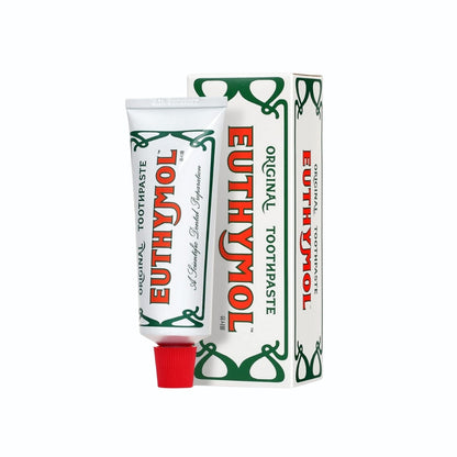 EUTHYMOL Original Toothpaste for Sensitive Teeth & Gum Fluoride-Free/Bad Breath/Cavity Prevention