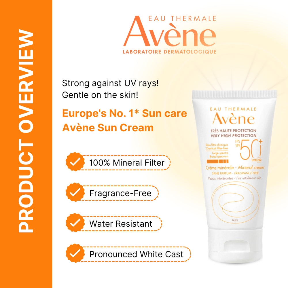 Avene Mineral Tone-Up Sunscreen SPF 50+ 50ml