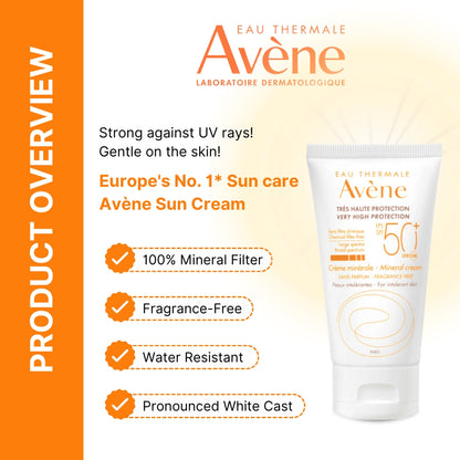 Avene Mineral Tone-Up Sunscreen SPF 50+ 50ml