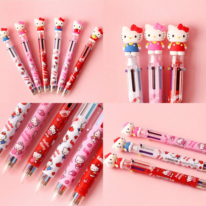 HELLO KITTY FIGURES 6 COLORS PEN