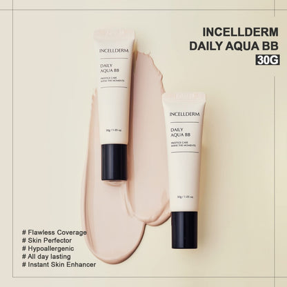 INCELLDERM DAILY AQUA BB 30g New Packaging White Wrinkle Improvement Double Functional