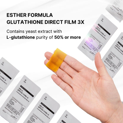 Esther Formula Glutathione Direct  3X,5X Film Skin Whitening Supplement Upgrade - Radiant Skin Care Beauty Solution