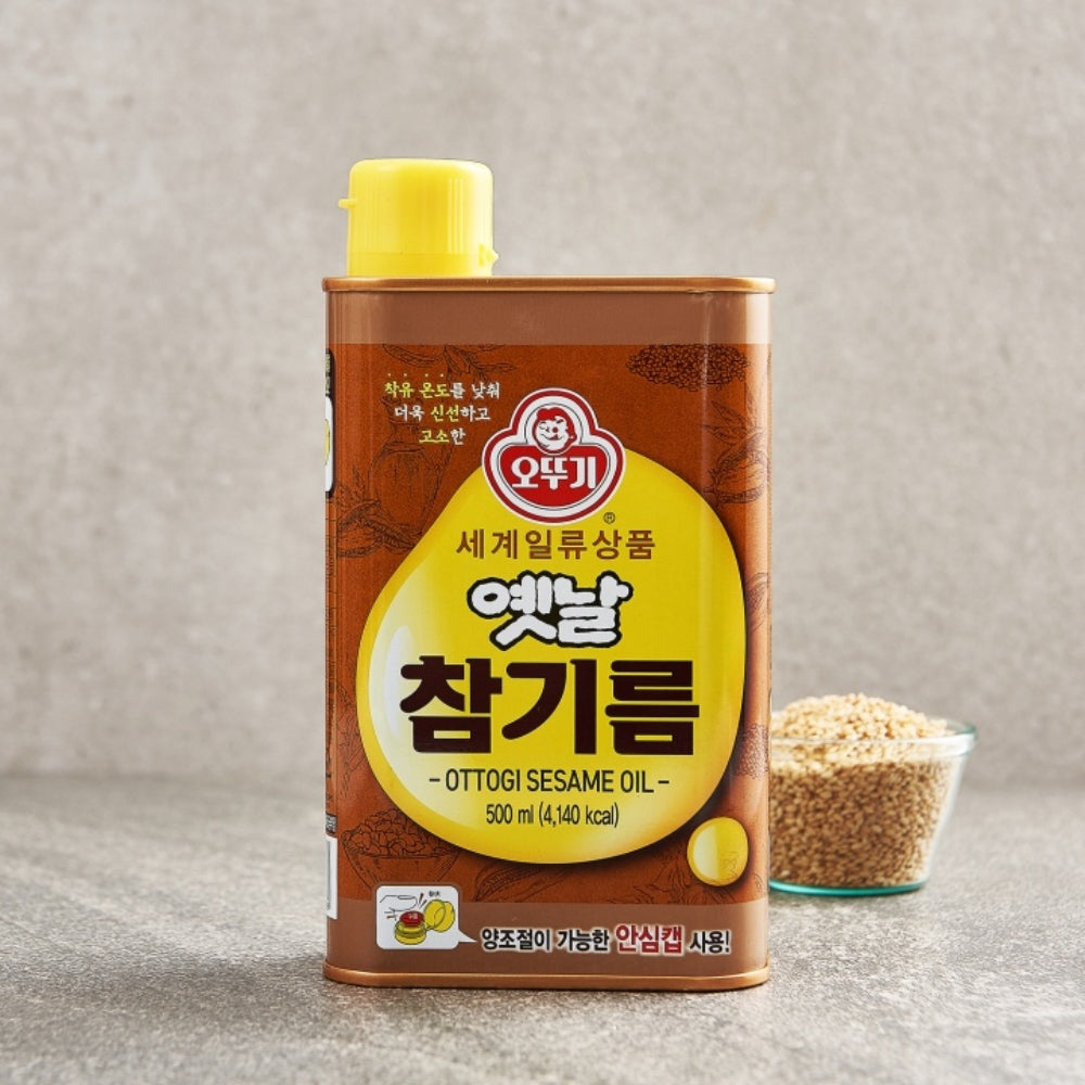 Ottogi Old Sesame Oil 500ml - Premium Korean Cooking Oil