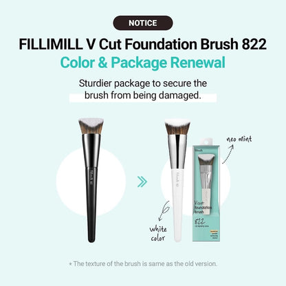 Fillimilli Olive Young V Cut Foundation Brush 822(1pcs)