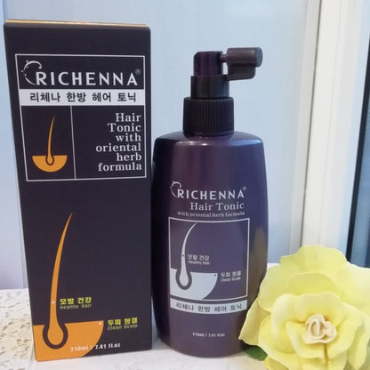 RICHENNA Hair Tonic 210ml with Oriental Herb Formula (Made In Korea)