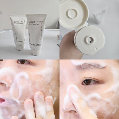 Innisfree Volcanic Pore BHA Cleansing Foam 150g for Pore Cleansing | Korean Skincare