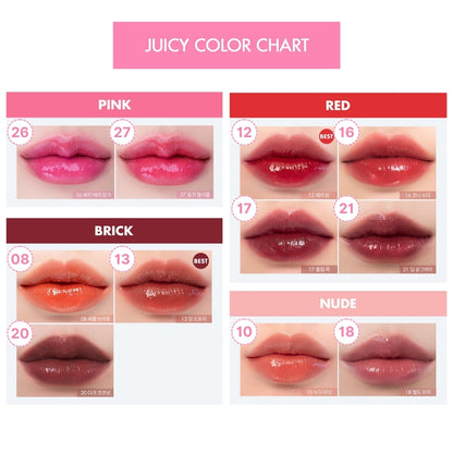 Romand [rom&nd] Juicy Lasting Lip Tint - Long-lasting & Moisturizing Pigmented Lip Color