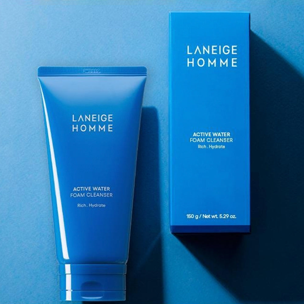 LANEIGE Homme Active Water Foam Cleanser 150ml