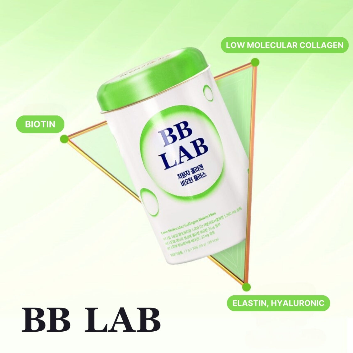 BB Lab Low Molecular Collagen Biotin Plus 2g x 30 sticks / Nutrione / Fish Collagen / Inner Beauty