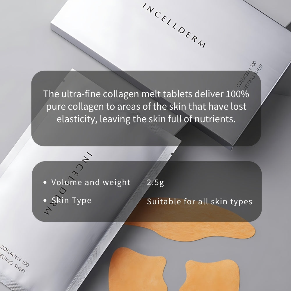 INCELLDERM Collagen 100 Melting Sheet Mask/Anti-Aging/Whitening