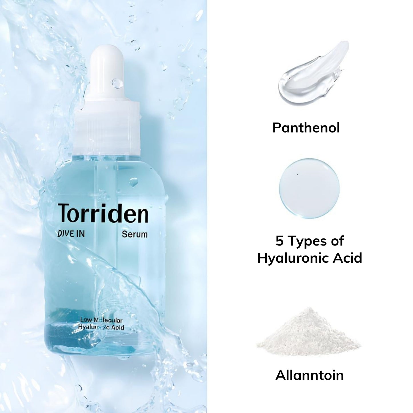 Torriden DIVE IN Low Molecular Hyaluronic Acid Serum for Moisture Glow 50ml