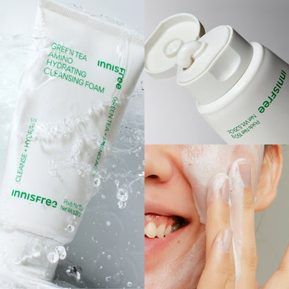 Innisfree Bija Trouble Facial Foam 150g Skincare Cleanser for Blemish-Prone Skin - Korean Beauty