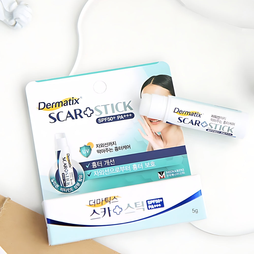 Dermatix Scar+Stick SPF 50+ PA+++ 5g for Scar Reduction and Sun Protection - Skin Care Treatment