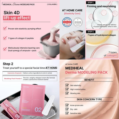 Mediheal New Modeling Face Mask Packs Full Sets / 5 Types