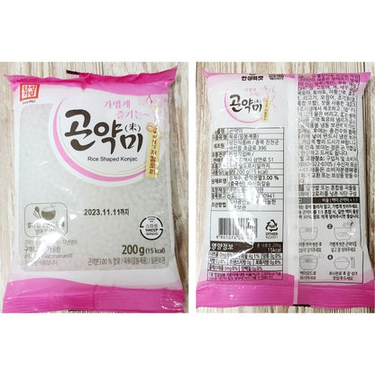 Korean Shirataki Rice Shaped Konjac 200g X 3ea - Diet Food for Weight Loss