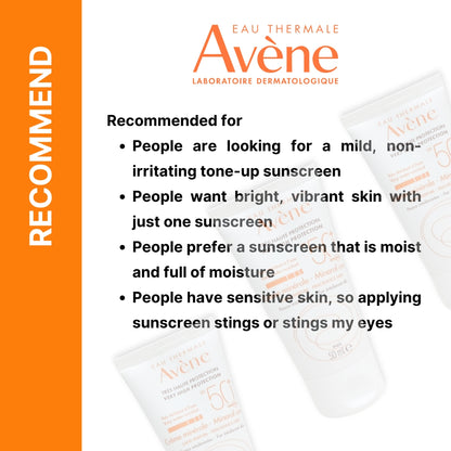 Avene Mineral Tone-Up Sunscreen SPF 50+ 50ml