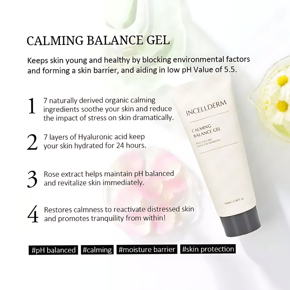 INCELLDERM CALMING BALANCE GEL 100ml