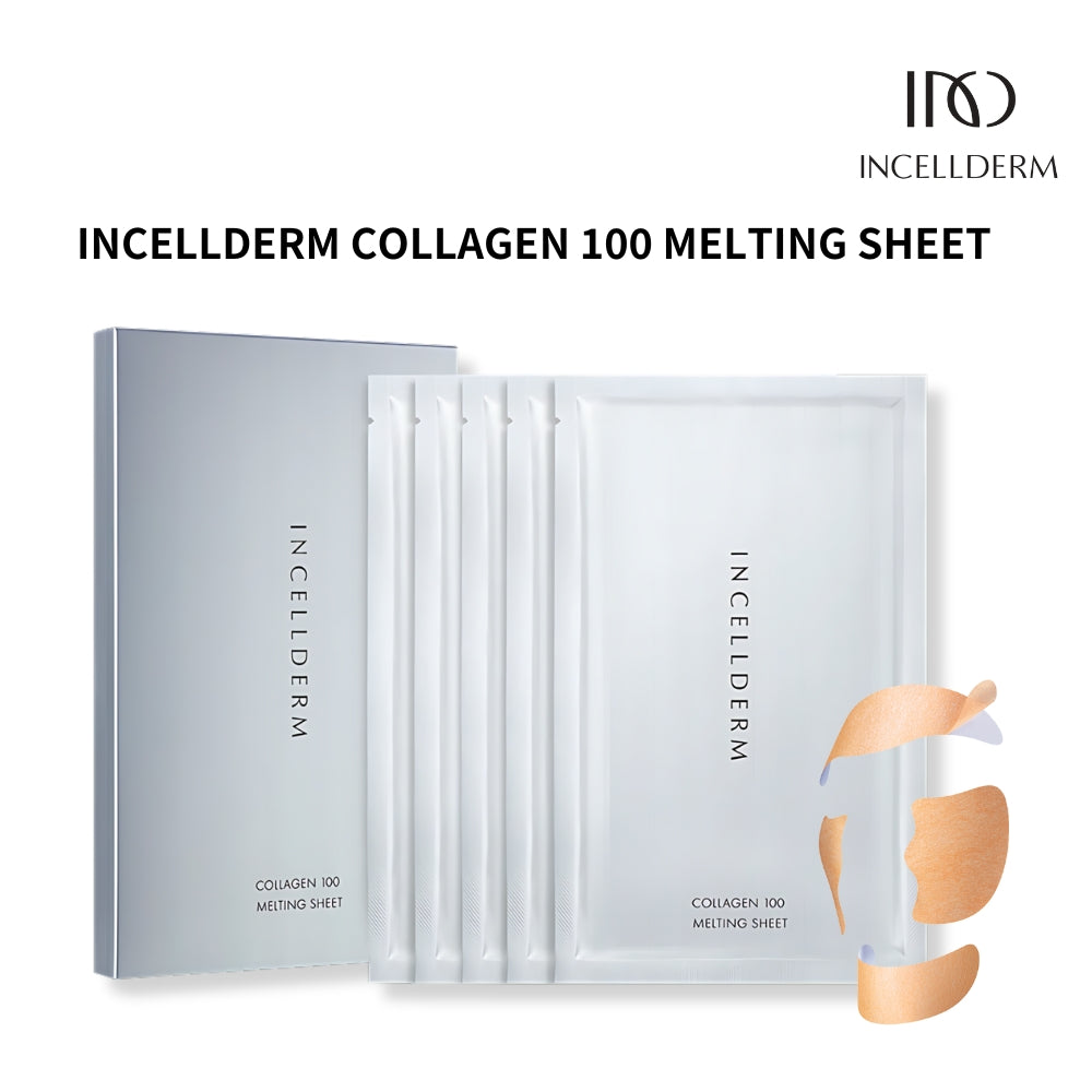 INCELLDERM Collagen 100 Melting Sheet Mask/Anti-Aging/Whitening