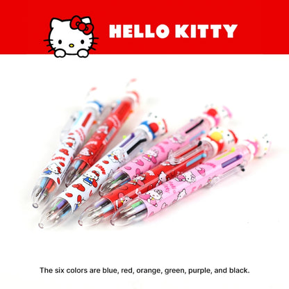 HELLO KITTY FIGURES 6 COLORS PEN