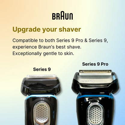 BRAUN Electric Shaver Head Replacement Part 94M Silver Compatible with Series 9 Pro