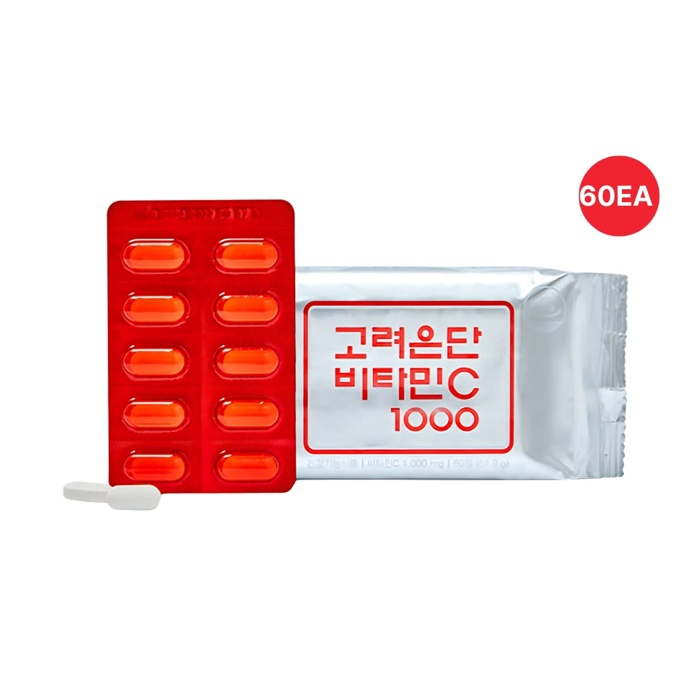 KOREA EUNDAN Vitamin C 1000mg 60 Tablets 2 Packs - 120 Tablets, No Box