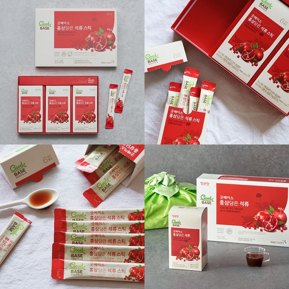 Cheong Kwan Jang Korean Red Ginseng with Pomegranate 10ml x 30 Sticks - Good Base