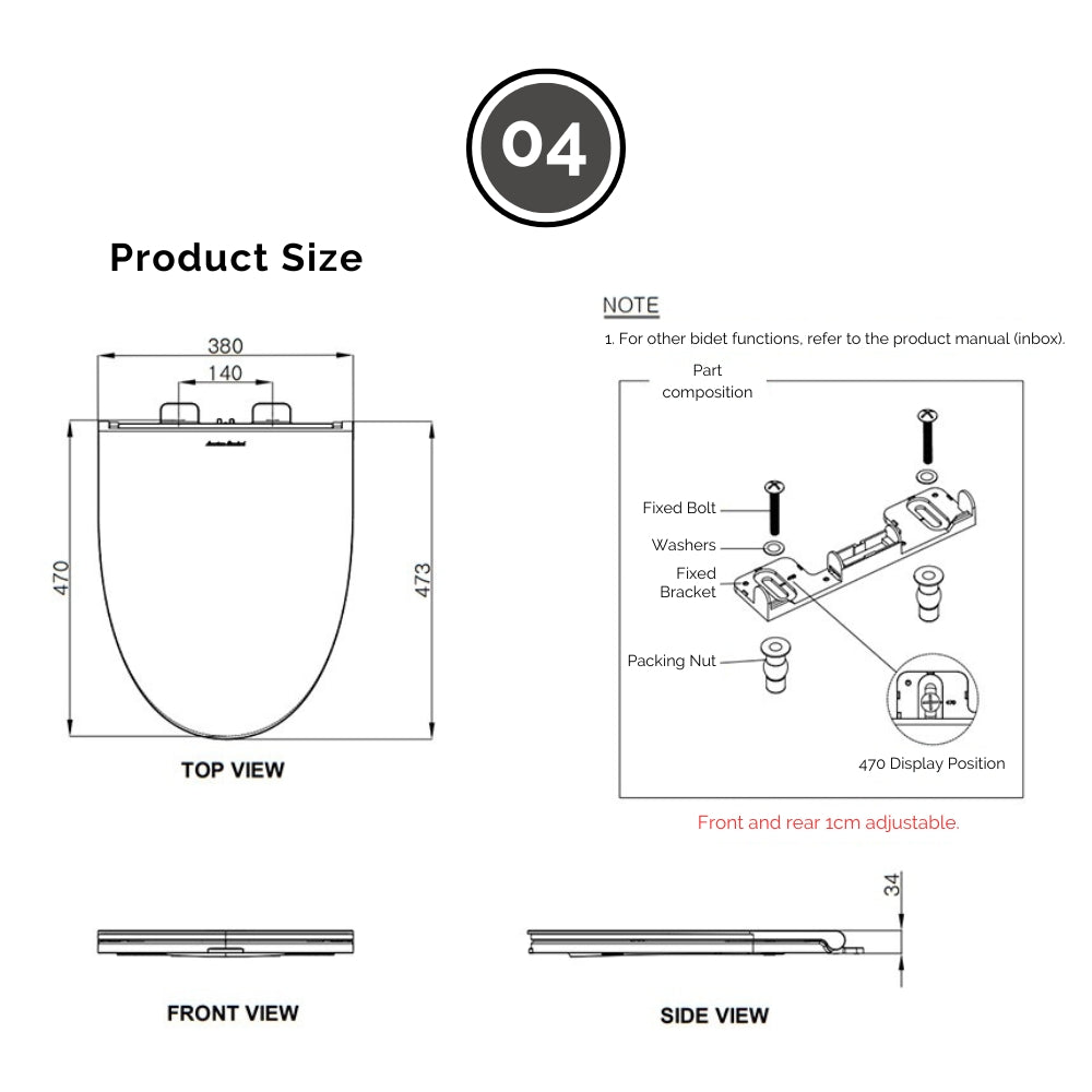 American Standard Slow Elongated Closed Front Toilet Seat C628500Z-6DAKZZ10C White