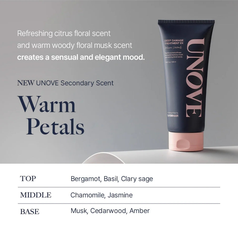 Unove Deep Damage Treatment EX 320ml Warm Petals | Tender Bloom