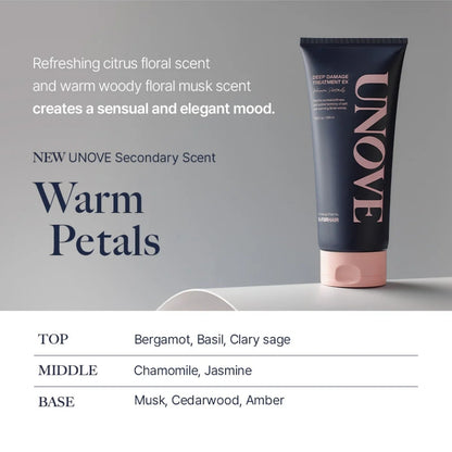 Unove Deep Damage Treatment EX 320ml Warm Petals | Tender Bloom