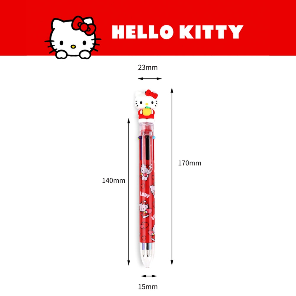 HELLO KITTY FIGURES 6 COLORS PEN