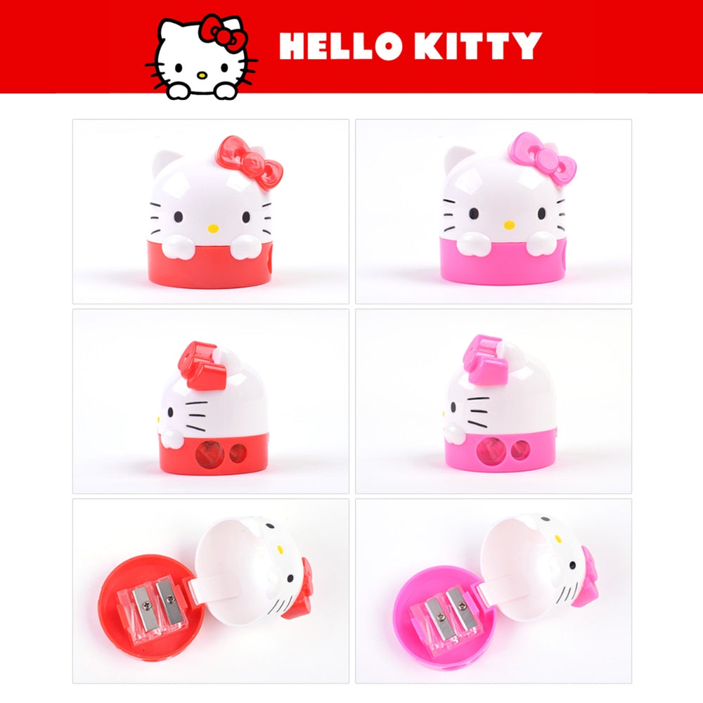 Sanrio Hello Kitty Character Pencil Sharpener School Supply Stationary : Pink or Red (1pc)