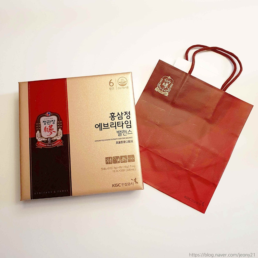 Cheong Kwan Jang Everytime Soft Korean Red Ginseng Extract 10ml (30sticks)