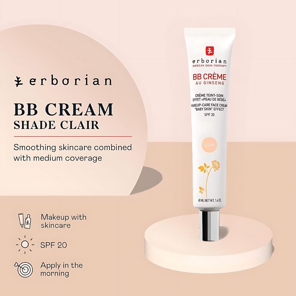 Erborian CC Red Correct 15ml/45ml BB Cream Nude 15ml/45ml | Complexion Corrector Makeup Skincare Beauty