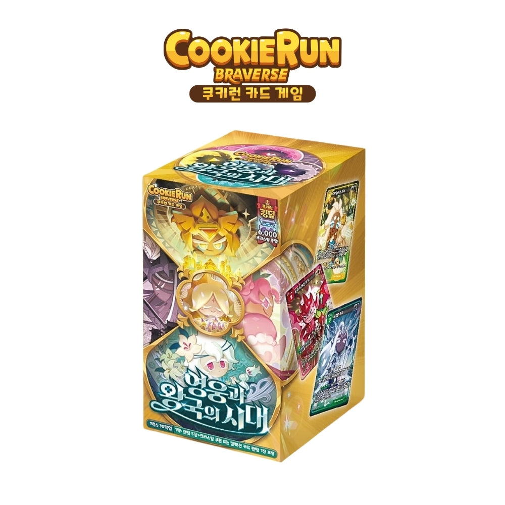 Cookie Run Braverse The Age of Heroes and Kingdom Booster Pack Vol.3 Korean TCG