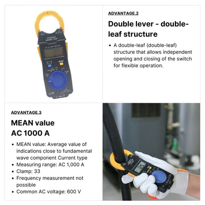 HIOKI Digital AC Clamp Meter Digital Tester 3280-10F