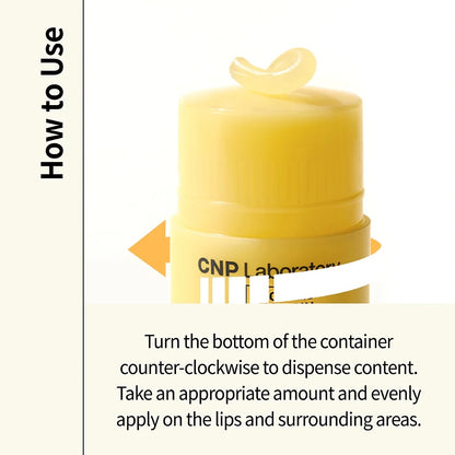 CNP Propolis Lipcerin 15ml | Night Lip Care Balm for Moisturized Lips | Portable Lip Makeup Essential