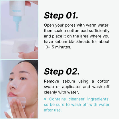 ilso Super Melting Sebum Softener 150ml Set (+ Cotton Pad 40pcs + Cooling Massager)