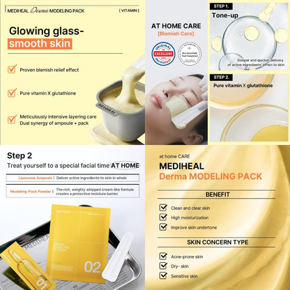 Mediheal New Modeling Face Mask Packs Full Sets / 5 Types