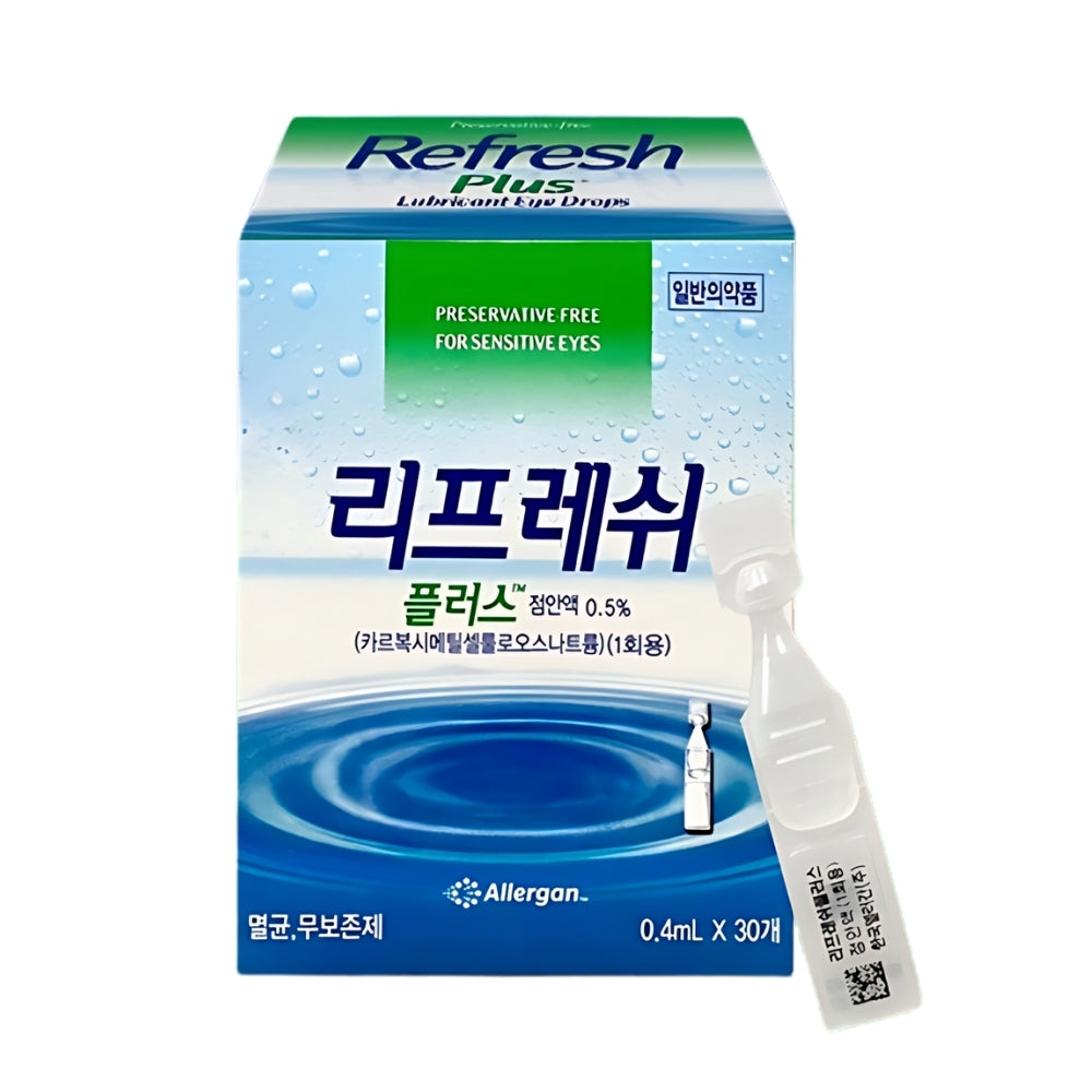 [REFRESH] Plus Eye Drops 30s X 0.4ml / Lubricant Eye Drops / Moisturizing / Eyes Care by Allergan