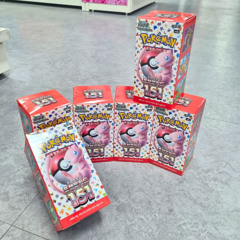 Pokemon Card Scarlet&Violet 151 Booster Box SV2a Sealed Korean ver