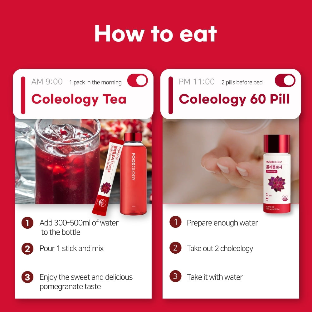 [NEW]FOODOLOGY Coleology Cut PRO, Coleology Tea PRO, Boosting Diet Slimming Set