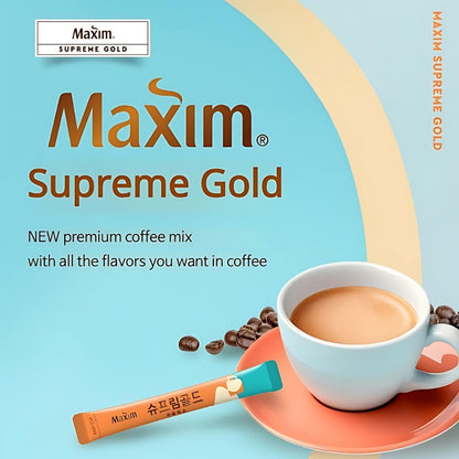 [Maxim] Supreme Gold 20pcs / Coffee Mix / Park Seo Joon Coffee / Instant Coffee Mix / Korean Coffee