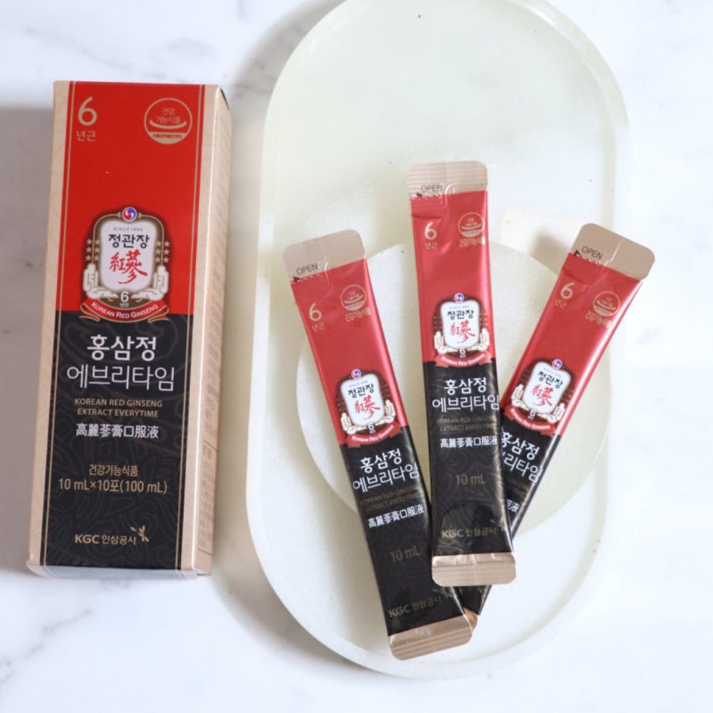 Cheong Kwan Jang Everytime Soft Korean Red Ginseng Extract 10ml (30sticks)