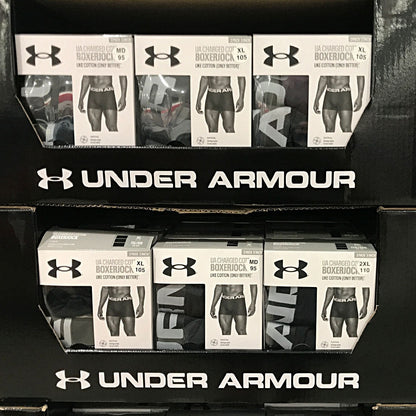 Korean Costco Genuine Under Armour UA Boxer Briefs Set - Sports Underwear for Basketball girdle 3pcs