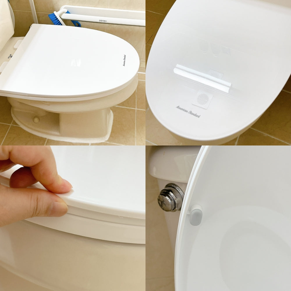 American Standard Slow Elongated Closed Front Toilet Seat C628500Z-6DAKZZ10C White