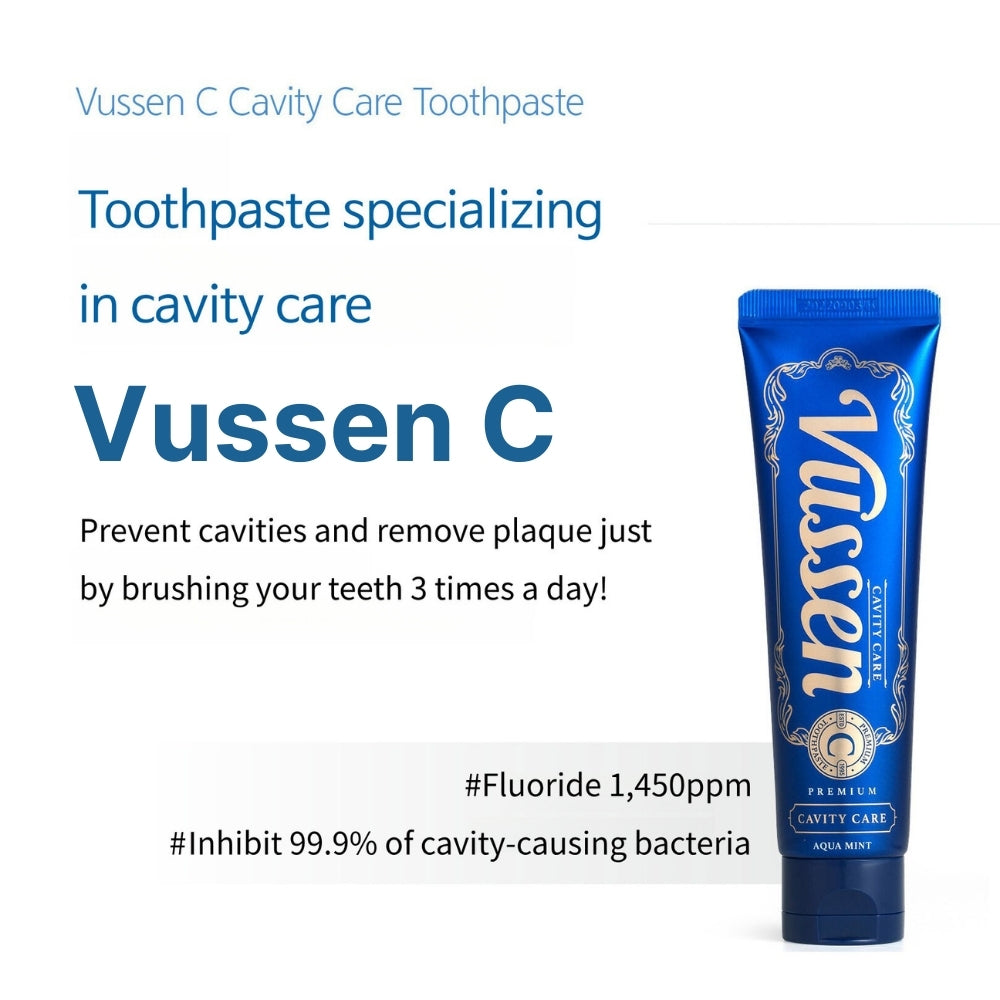 VUSSEN Whitening Toothpaste - Premium Dental Hygiene for Strong Teeth | 6 Types Available