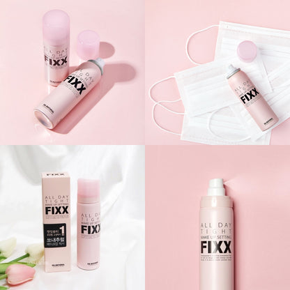 So Natural ALL DAY TIGHT MAKEUP Fixer SETTING FIXX 75ml + Coating Gel Fixer 15ml OR 120ml + 120ml