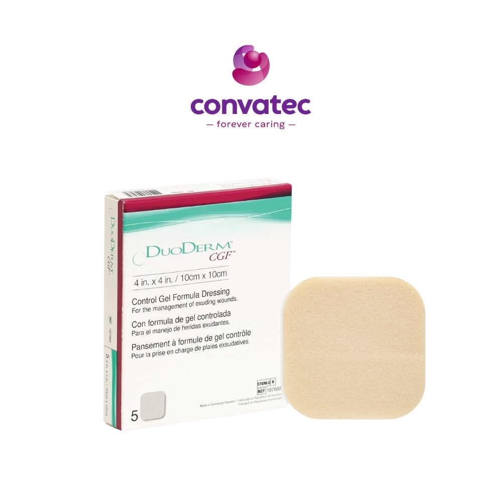 ConvaTec Duoderm CGF Wound Dressings 5PCS 10cm x 10cm & Extra Thin 10PCS 4 inch x 4 inch